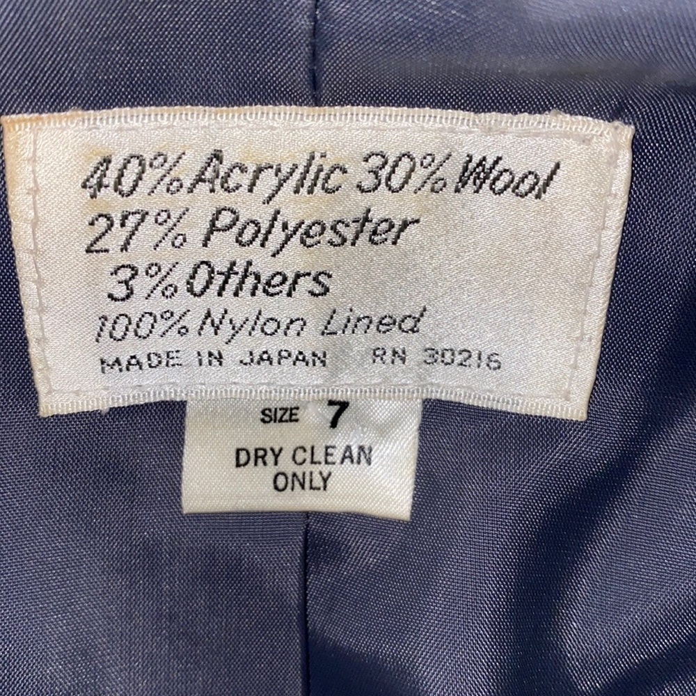 VINTAGE Wool Tweed Smythe Vibe Blazer - Picture 7 of 7